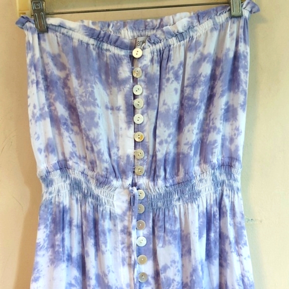 Tiare Hawaii Ryden Midi Dress Indigo Smoke S/M - Picture 9 of 16